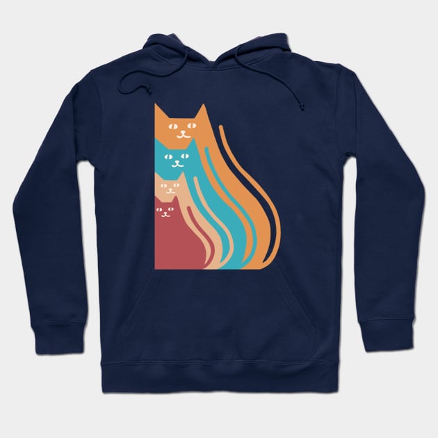 Cats colors Hoodie by Otrebor